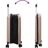 Kofer ružičasto zlatna 34 x 23 x 55.5 cm ABS plastika | shoptok.hr