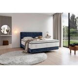 Esposa POSTELJA BOXSPRING 140 cm x 200 cm , tekstil modra | Shoptok.si