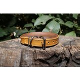 Alexa Leather alexaleather.u golden brown ogrlica lux