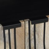 vidaXL Omare in policami za shranjevanje medijev s polico Bela in črna | Shoptok.si