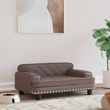 Krevet za pse smeđi 70 x 45 x 30 cm umjetne kože | Eponuda.ba