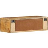 vidaXL Stenska TV omarica 60x30x19 cm trden robusten mangov les | Shoptok.si