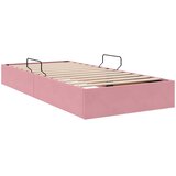  Otomanski krevet s pohranom Ružičasta 90 x 200 cm Baršun | shoptok.hr