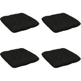  Jastučići za sjedenje VIANEN 4 kom. 100% poliester Crna - Crna 40 x 40 x 12 cm | shoptok.hr
