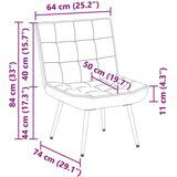 vidaXL Relaksacijski stol Vino rdeča 64x74x84 cm žamet | Shoptok.si