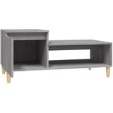  Stolić za kavu boja sivog hrasta 100x50x45 cm konstruirano drvo | shoptok.hr