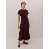 Reserved Haljina od viskoze - boja mahagonija | shoptok.hr