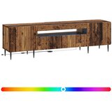  LED TV kabinet Staro drvo Konstruirano drvo | shoptok.hr
