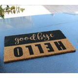 Aberto Design otirač Hello Goodye, 70x40 cm, Braon u