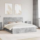  Okvir za krevet s ladicama Betonski sivi 180 x 200 cm - Beton siva 180 x 200 cm | shoptok.hr