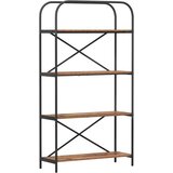 vidaXL Polica Staro drvo 80 x 30 x 146 cm Konstruirano drvo | shoptok.hr