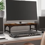  Stalak za monitor boja dimljenog hrasta 55 x 23 x 14 cm drveni | Eponuda.ba
