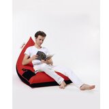 Atelier Del Sofa lazy bag Pyramid Large Double Color Bed Pouf Red | ePonuda.com