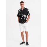 Ombre Men's denim shorts with a classic cut - white | shoptok.hr