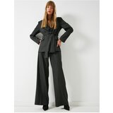 Koton Pants - Gray - Wide leg Cene