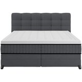 Premium Living Postelja Boxspring Carmen C, Antracit, 160x200 | Shoptok.si