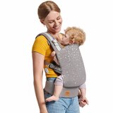 Kinderkraft nosilka Nino Confetti, siva Cene