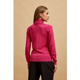 Marisse Fuchsia Turtleneck Sweater | ePonuda.com