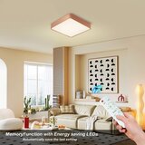 Brilagi LED prigu&amp;scaron;iva stropna svetiljka POOL SQUARE LED/48W/230V 50x50 cm brončana+DO Slike
