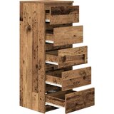  Komoda s ladicama staro drvo 37,5x35x99 cm konstruirano drvo | shoptok.hr