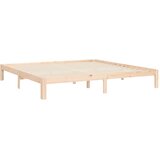  Okvir kreveta bez madraca 200 x 200 cm od masivne borovine | shoptok.hr