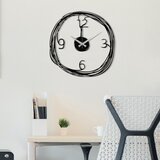  Zidni sat 48 cm, 1xAA, crne boje | Eponuda.com