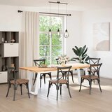  Noge za blagovaonski stol U-oblik 2 kom Bijele 50 x (72-73) cm Čelik | shoptok.hr