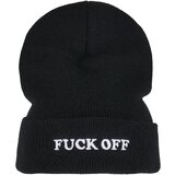 MT Accessoires Fuck Off Beanie Black/White | shoptok.hr