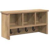  Vješalica za kapute na zidu Umjetnički hrast 50 x 16 x 26 cm | shoptok.hr