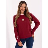 RELEVANCE Sweatshirt-RV-BL-A868.46-burgundy | Shoptok.si