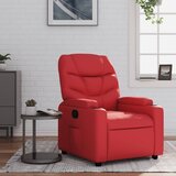 vidaXL naslanjač rdeče umetno usnje | Shoptok.si