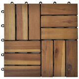  30-dijelni set pločica za trijem 30 x 30 cm bagrem | shoptok.hr