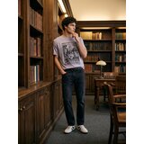 Sinsay Pamučna majica comfort fit s printom Slike