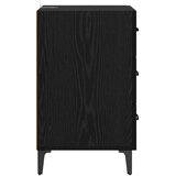  Noćni ormar Crni hrast 40 x 40.5 x 66 cm Konstruirano drvo | shoptok.hr