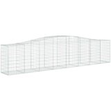  Lučne gabionske košare 15 kom 400x50x80/100cm pocinčano željezo | shoptok.hr