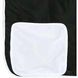  Dječji krevet na kat s tornjem crno-bijeli 80 x 200 cm borovina | shoptok.hr