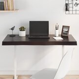 Stolna ploča tamnosmeđa 100x60x(2-6) cm obrađena hrastovina | shoptok.hr