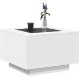  Stolić za kavu s LED bijeli 60x60x40 cm od konstruiranog drva | Eponuda.com