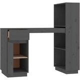 Radni stol sivi 110 x 53 x 117 cm od masivne borovine | Eponuda.ba