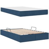 Krevet s madracem i skladištem Plava 120 x 190 cm Poliester | shoptok.hr
