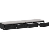  Noćni ormarići Crni hrast Drvo 150 x 36.5 x 16.5 cm Noćni ormarić | shoptok.hr