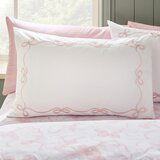 Catherine Lansfield Bela enojna posteljnina 135x200 cm Bow Embroidery – | Shoptok.si