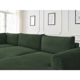 Bobochic Paris Tamno zelena sklopiva kutna garnitura od samta (s desnim kutom/u obliku slova "U") Lucien – | shoptok.hr