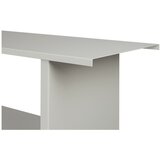 noo.ma Svetlo siv kovinski regal 120x156x37 cm Hes – | Shoptok.si