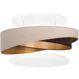 Brilagi LED prigušiva svetiljka VELVET TWIST LED/36W/230V CCT prečnik 65 cm WT bež/braon/zlatna + daljinski upravljač | Eponuda.com