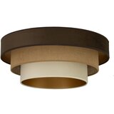  plafonsko svetlo wenta 1xE27/60W/230V, prečnik 50 cm, smeđa/juta/bež | Eponuda.com
