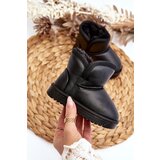 Boto Children's insulated snow boots with fur lining black Benigna | ePonuda.com