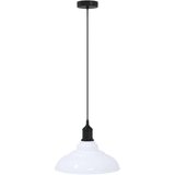 vidaXL Visilica podesiva po visini E27 sjajno bijela Ø 31 cm metal | shoptok.hr