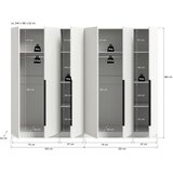 MID.YOU Omara S Klasičnimi Vrati Kopenhagen, Bela | Shoptok.si