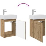  Jedinstveni ormar za kupaonicu s umivaonikom Hrast artisan | shoptok.hr